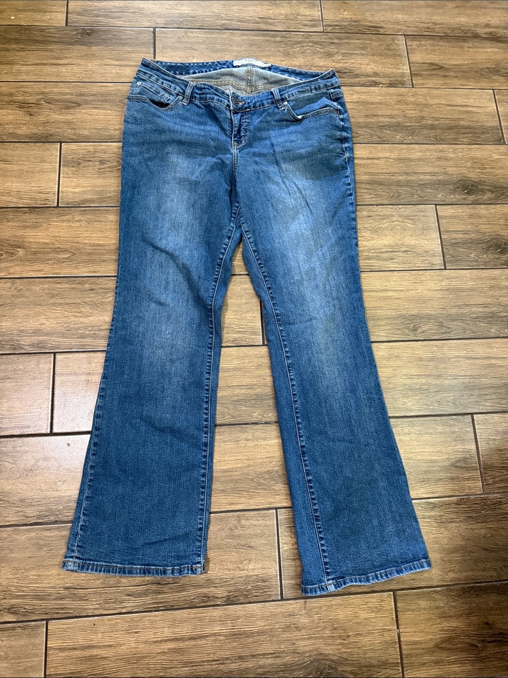 TORRID Women's Stretch Denim Slim Boot Cut Flare Blue Jeans Size 14R